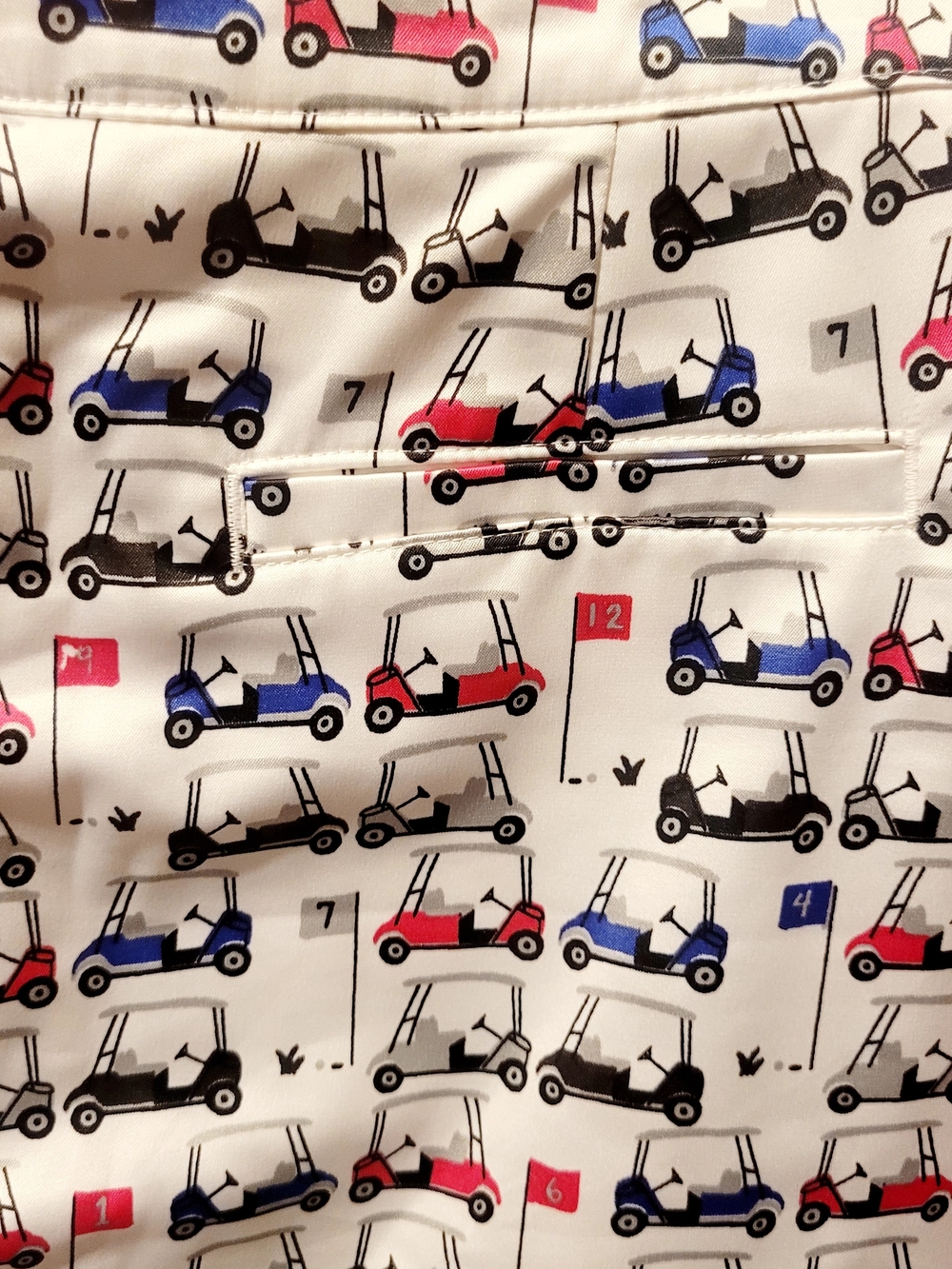 Izod White Golf Cart Print Golf/pickleball Skort Size 14 - Picture 7 of 11